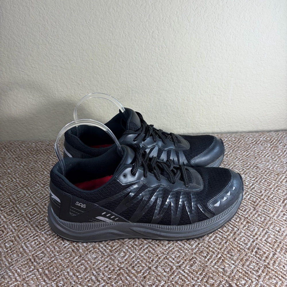 Sas Men's Mission One-M Stability Lace Up Sneaker In Black Sz 10.5 B Casual